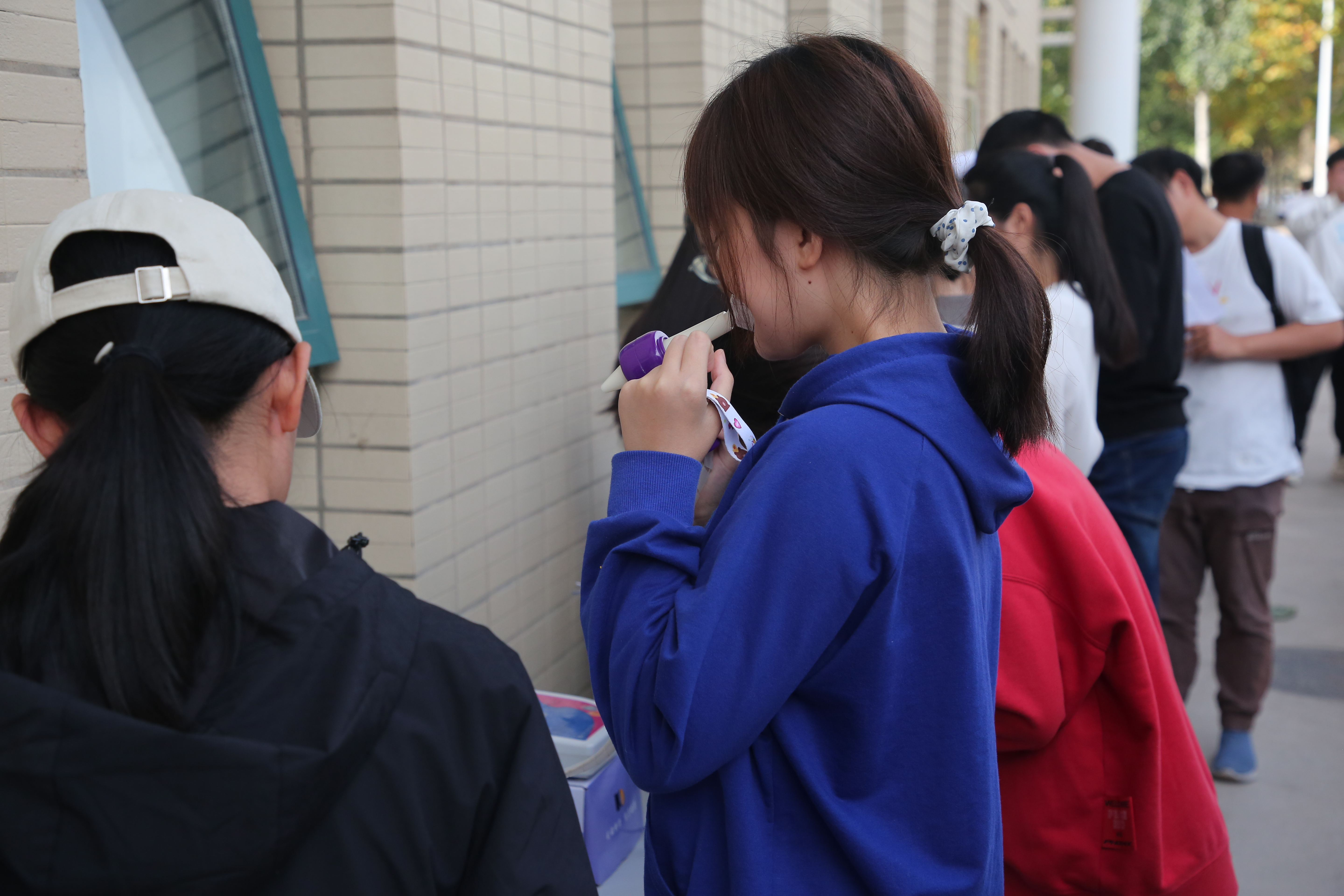 肺活量测试现场